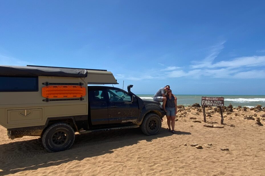 Overlanden in La Guajira, Punta Gallinas